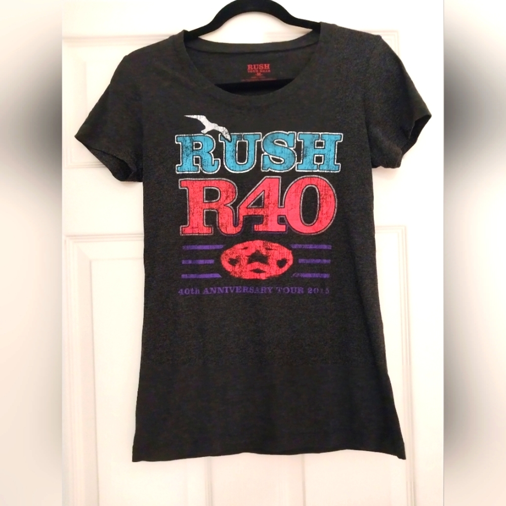 Rush 40th Anniversary Tee Sz M